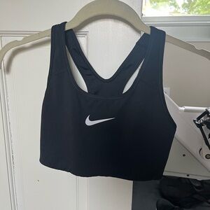 Nike black sports bra size small